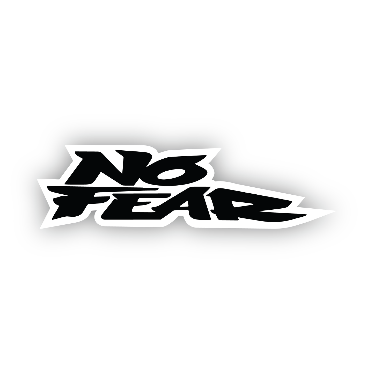 No Fear Sticker Staple Black 1
