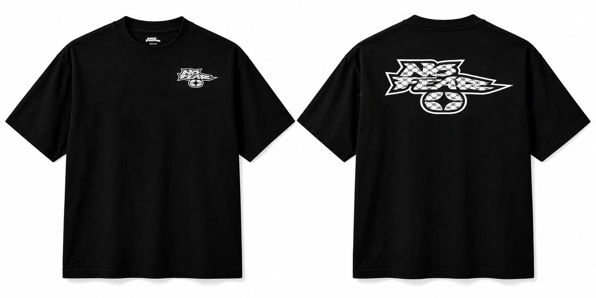 No Fear Monogram Tee Black